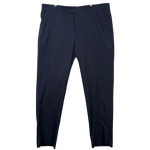 Michael Kors Navy Blue Textured Dress Pants Size 36 x 30